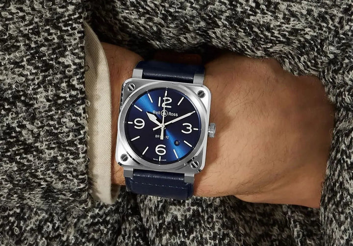Montre Bell & Ross au poignet